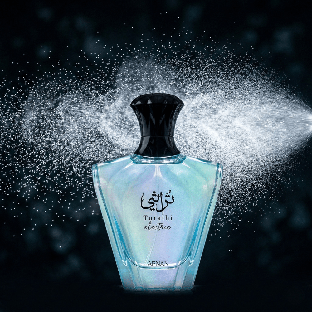 Electric Turathi by Afnan, 3 oz EDP Spray for Unisex - Unik Glow
