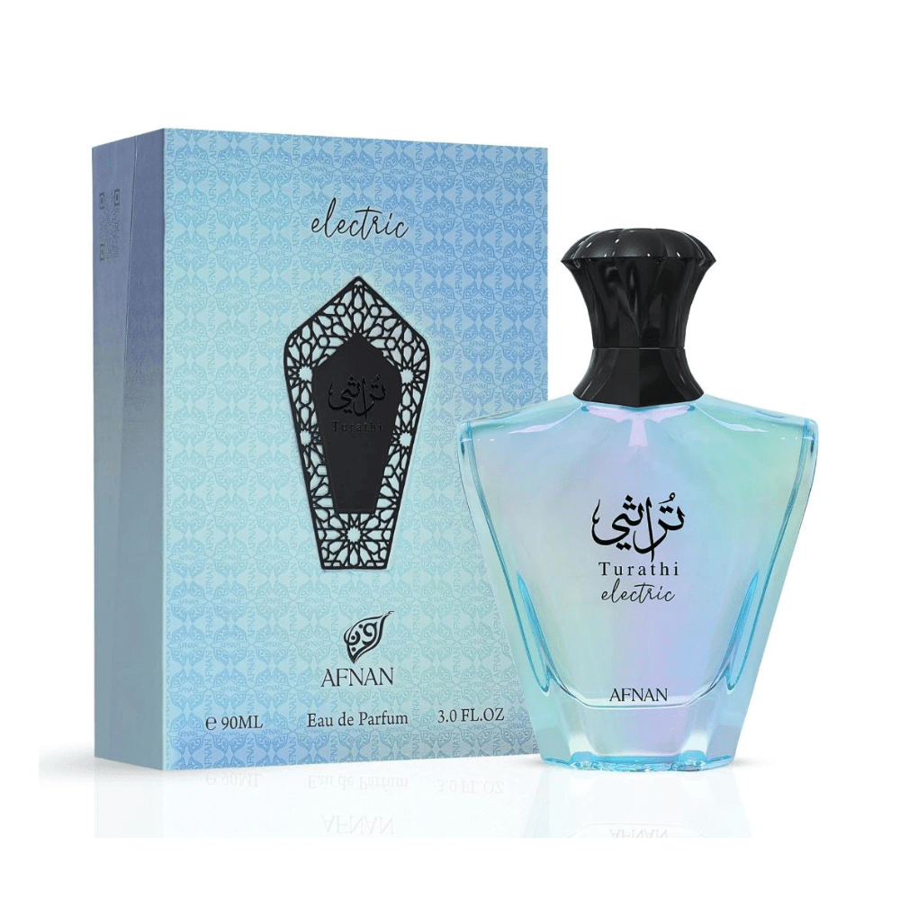 Electric Turathi by Afnan, 3 oz EDP Spray for Unisex - Unik Glow
