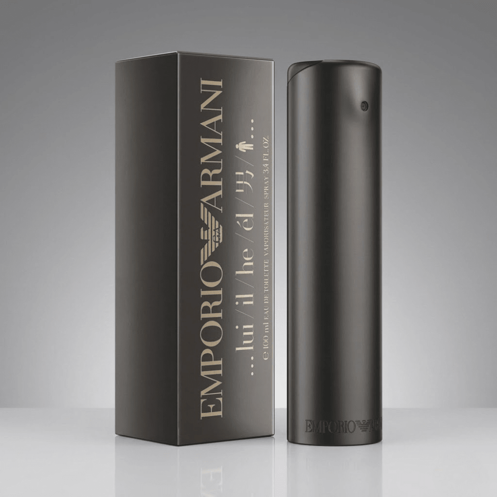 Emporio Armani He by Emporio Armani, 3.4 oz EDT Spray for Men - Unik Glow