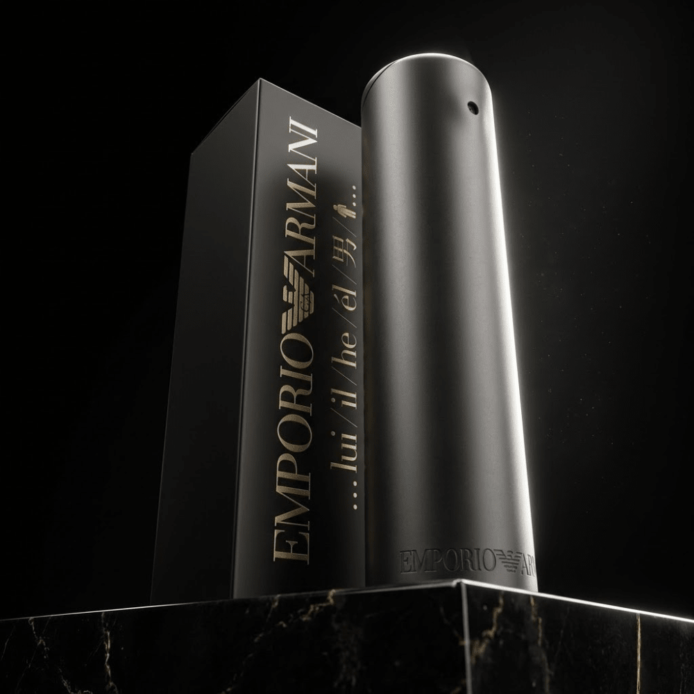 Emporio Armani He by Emporio Armani, 3.4 oz EDT Spray for Men - Unik Glow