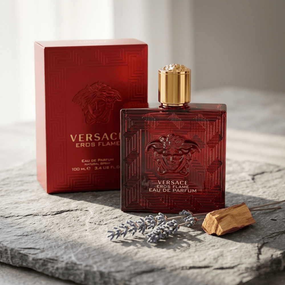 Eros Flame by Versace, 3.4 oz EDP Spray for Men - Unik Glow