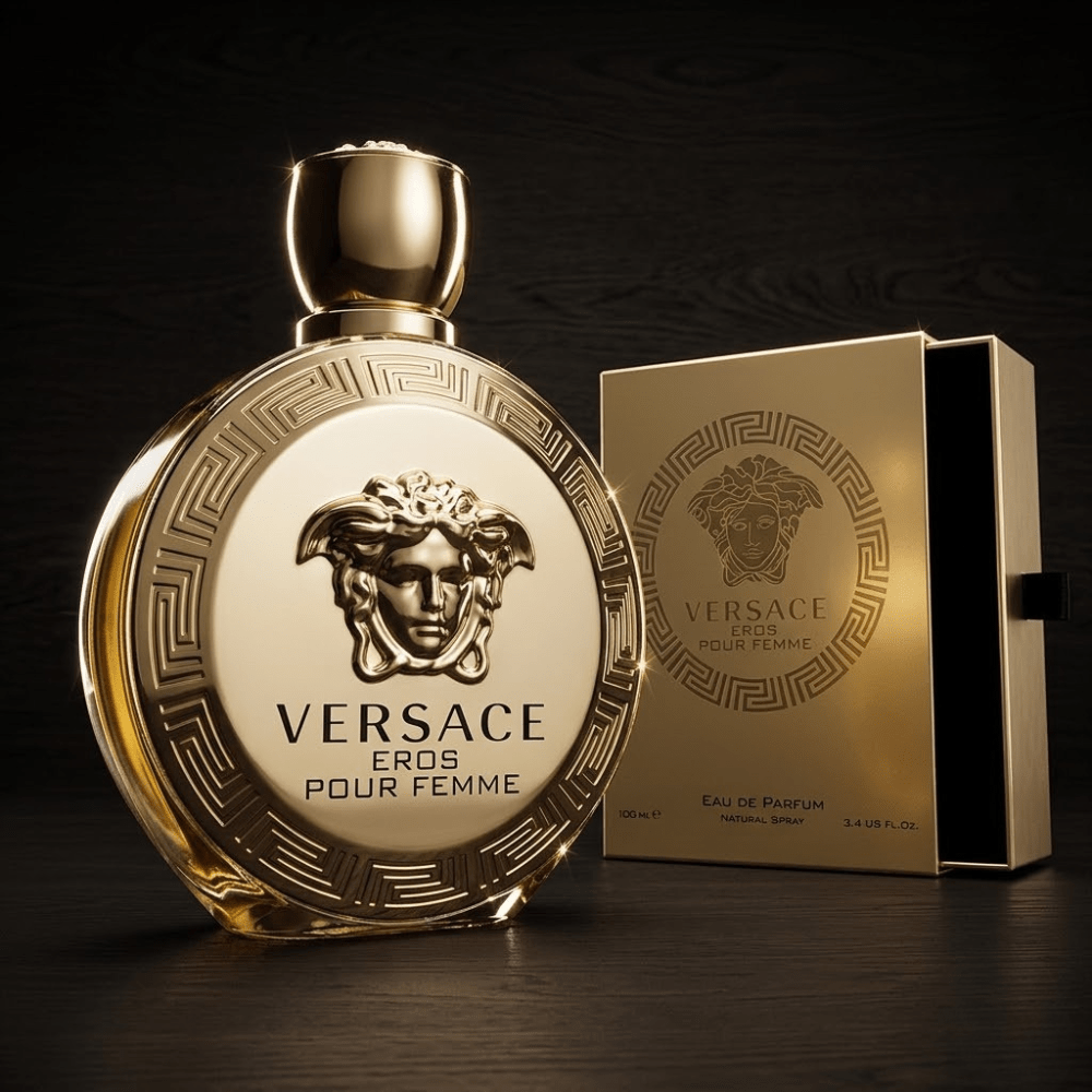 Eros Pour Femme by Versace, 3.4 oz EDP Spray for Women - Unik Glow