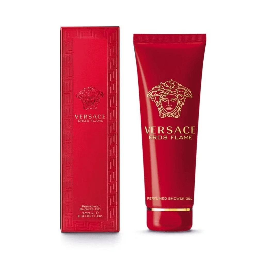 Eros Flame by Versace, 8.4 oz Shower Gel for Men - Unik Glow