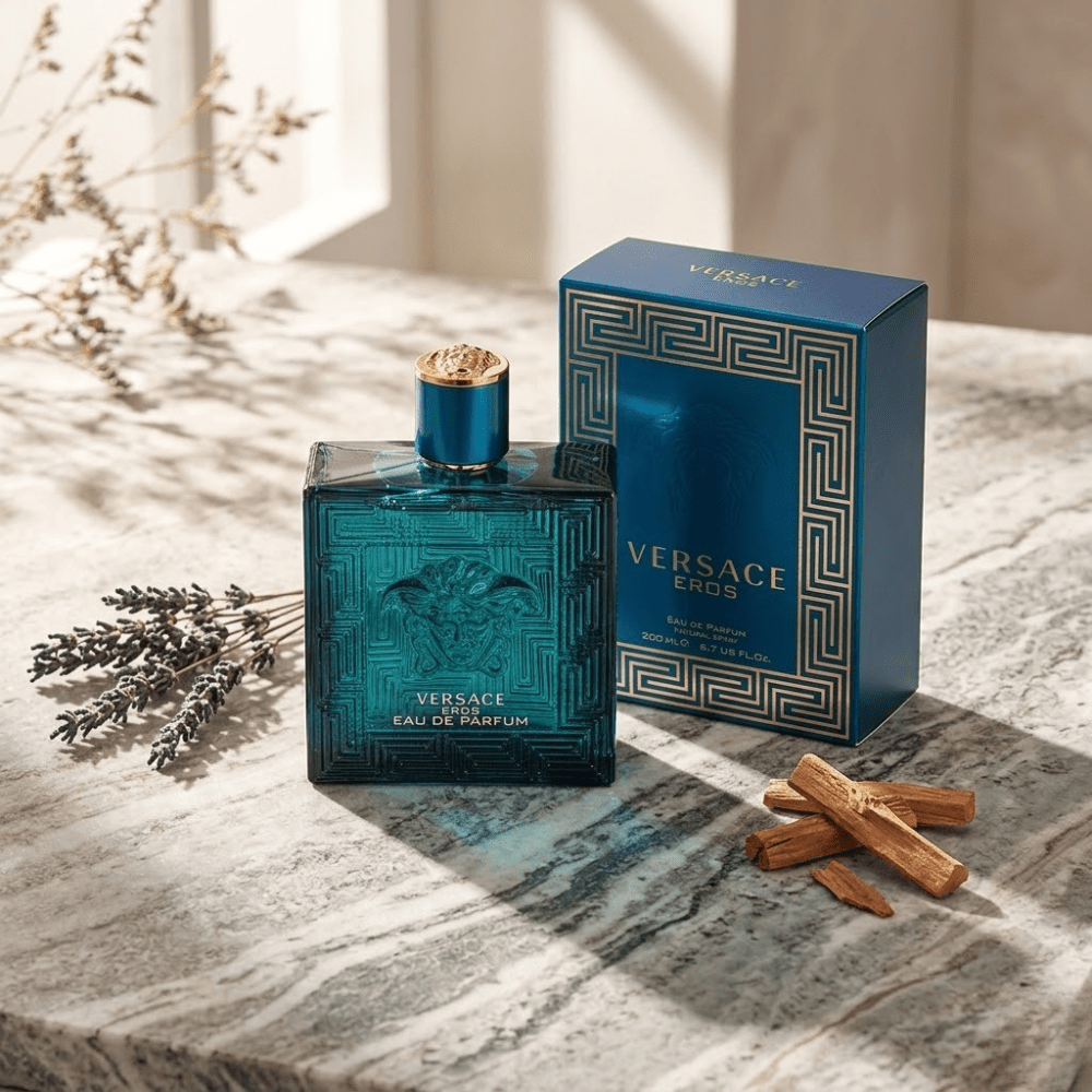 Eros by Versace, 6.7 oz EDP Spray for Men - Unik Glow