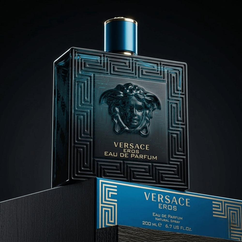 Eros by Versace, 6.7 oz EDP Spray for Men - Unik Glow