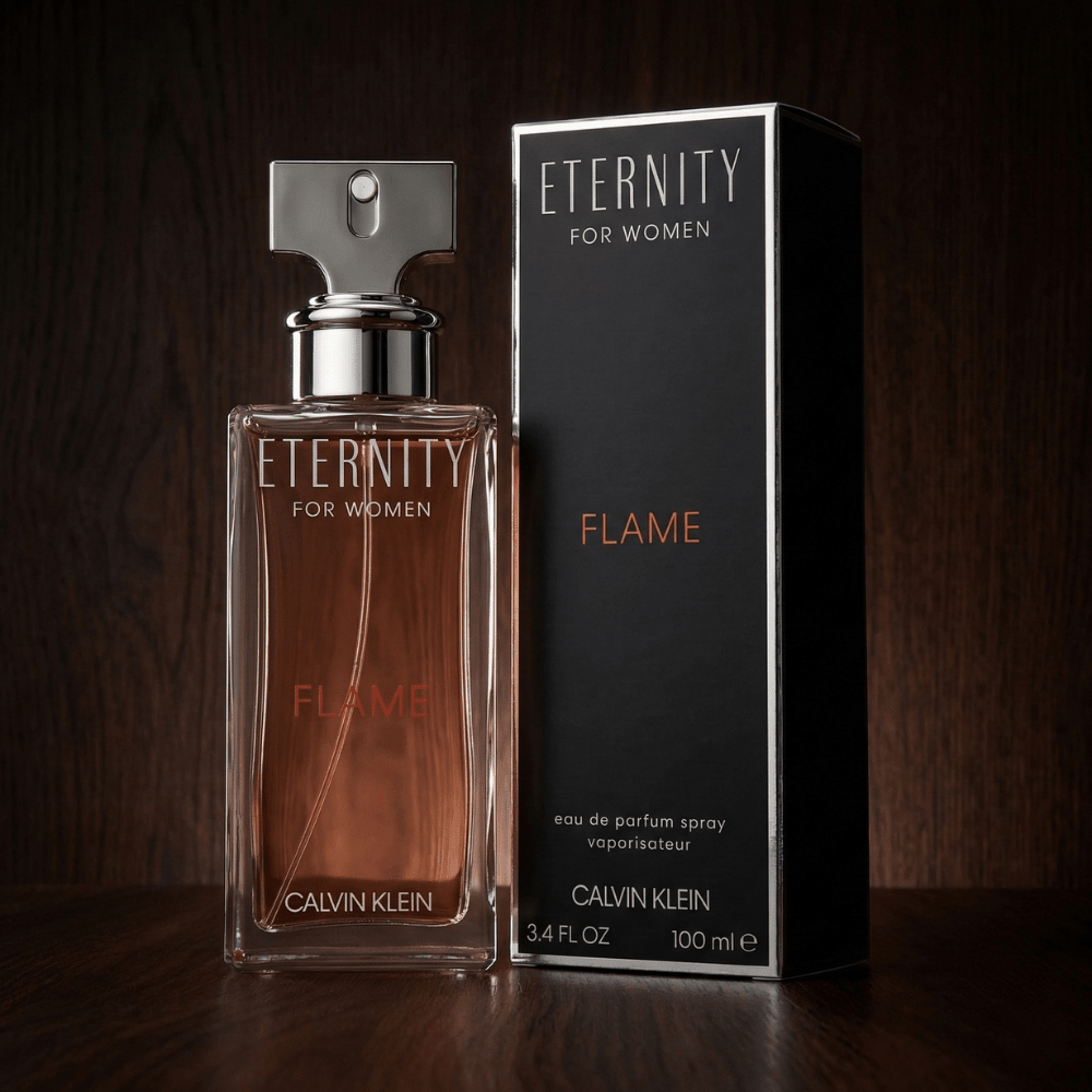 Eternity Flame by Calvin Klein, 3.4 oz EDP Spray for Women - Unik Glow