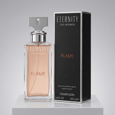 Eternity Flame by Calvin Klein, 3.4 oz EDP Spray for Women - Unik Glow