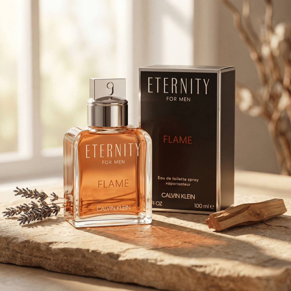 Eternity Flame by Calvin Klein, 3.4 oz EDT Spray for Men - Unik Glow