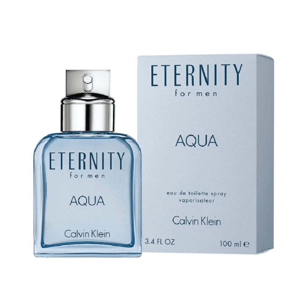 Eternity Aqua by Calvin Klein, 3.4 oz EDT Spray for Men - Unik Glow