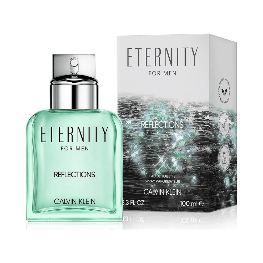 Eternity Reflections by Calvin Klein, 3.3 oz EDT Spray for Men - Unik Glow