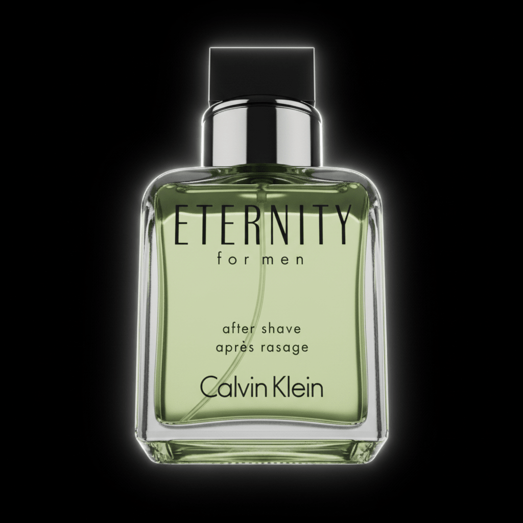 Eternity by Calvin Klein, 3.4 oz After Shave Splash for Men - Unik Glow