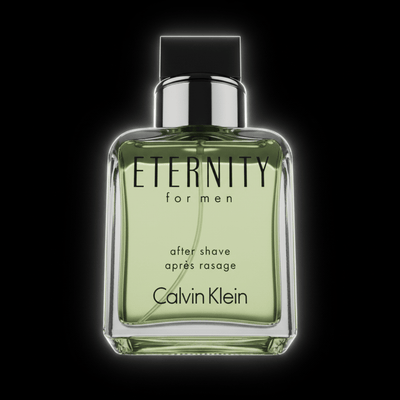 Eternity by Calvin Klein, 3.4 oz After Shave Splash for Men - Unik Glow