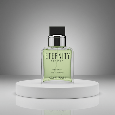Eternity by Calvin Klein, 3.4 oz After Shave Splash for Men - Unik Glow