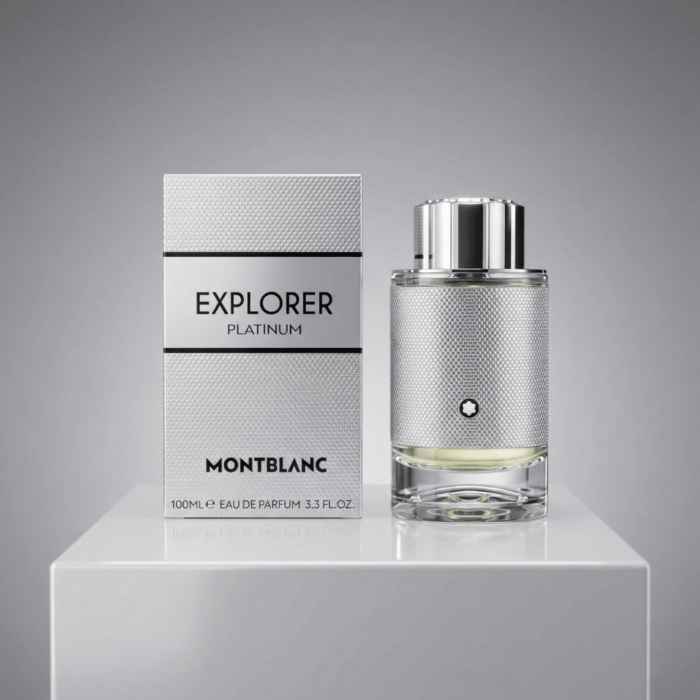 Explorer Platinum by Mont Blanc, 3.3 oz EDP Spray for Men - Unik Glow