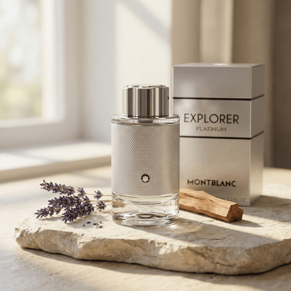 Explorer Platinum by Mont Blanc, 3.3 oz EDP Spray for Men - Unik Glow