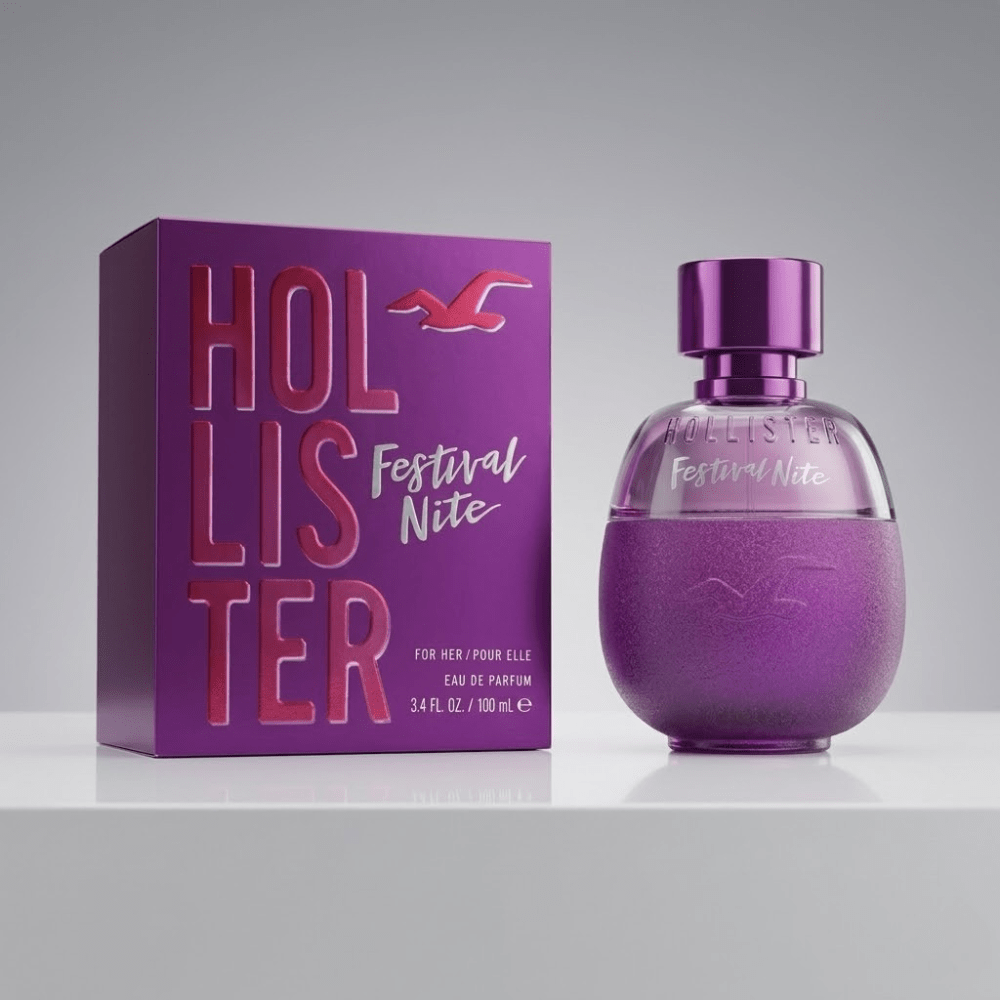 Festival Nite by Hollister, 3.4 oz EDP Spray for Women - Unik Glow