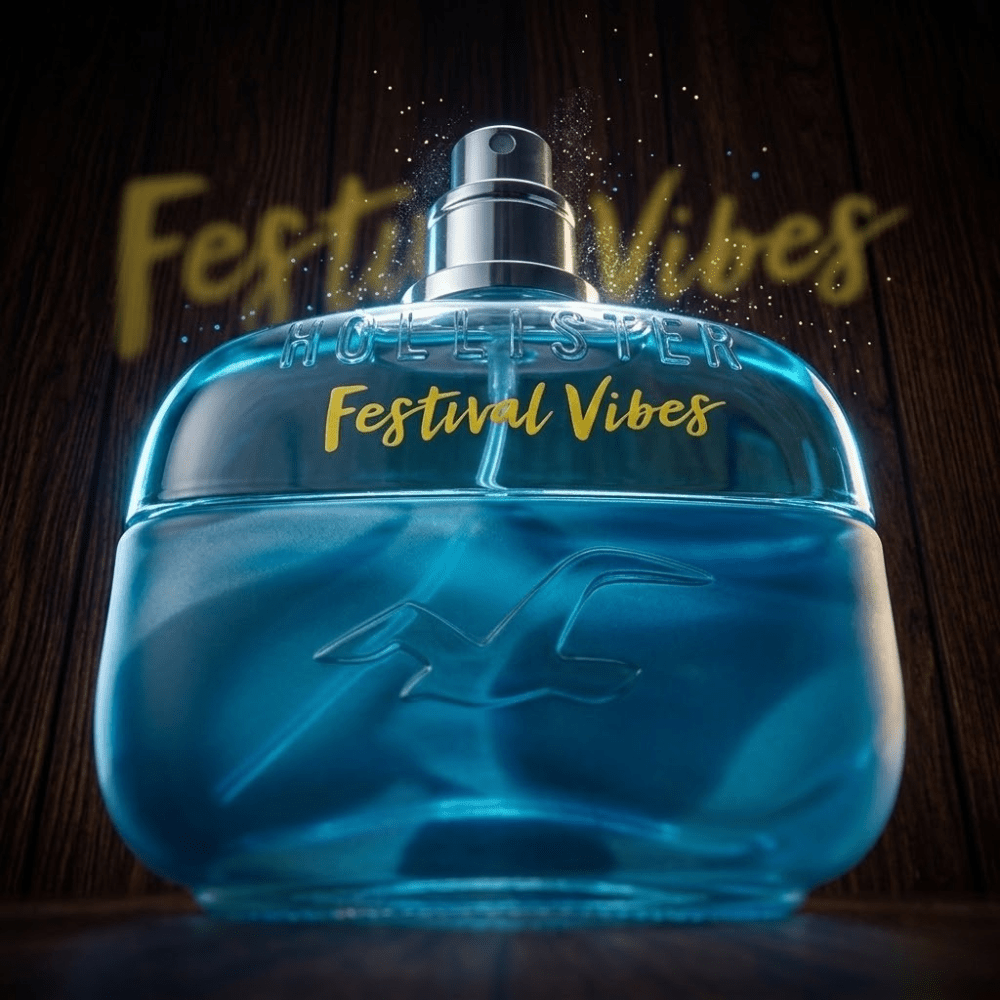 Festival Vibes by Hollister, 3.4 oz EDT Spray for Men - Unik Glow