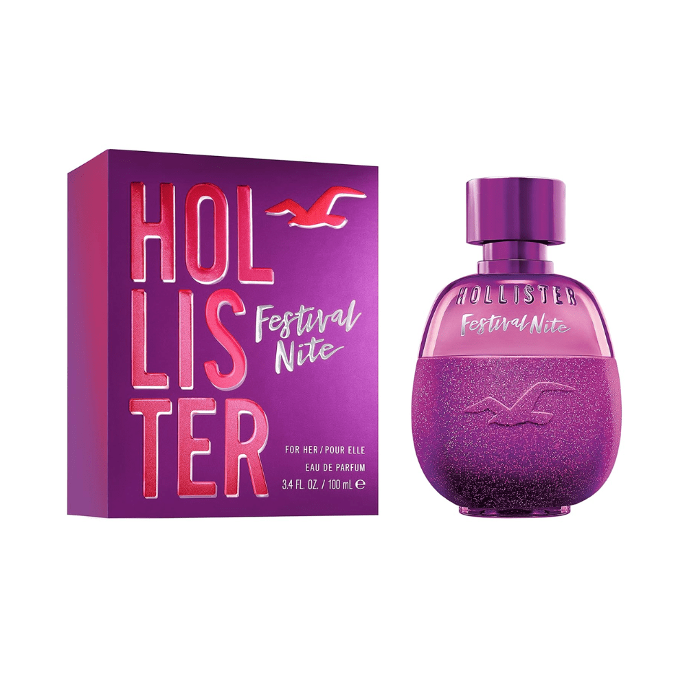 Festival Nite by Hollister, 3.4 oz EDP Spray for Women - Unik Glow