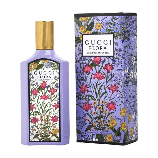 Flora Gorgeous Magnolia by Gucci, 3.3 oz EDP Spray for Women - Unik Glow