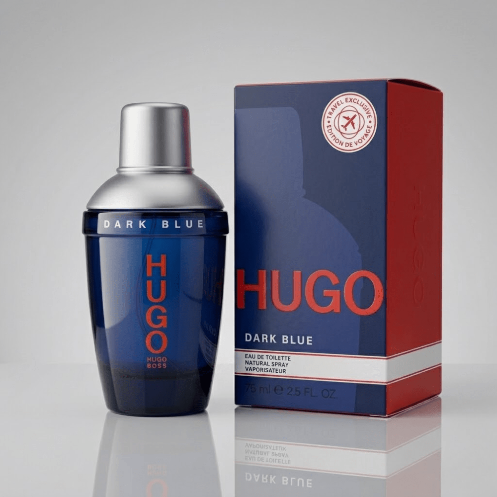 Hugo Dark Blue by Hugo Boss, 2.5 oz EDT Spray for Men - Unik Glow