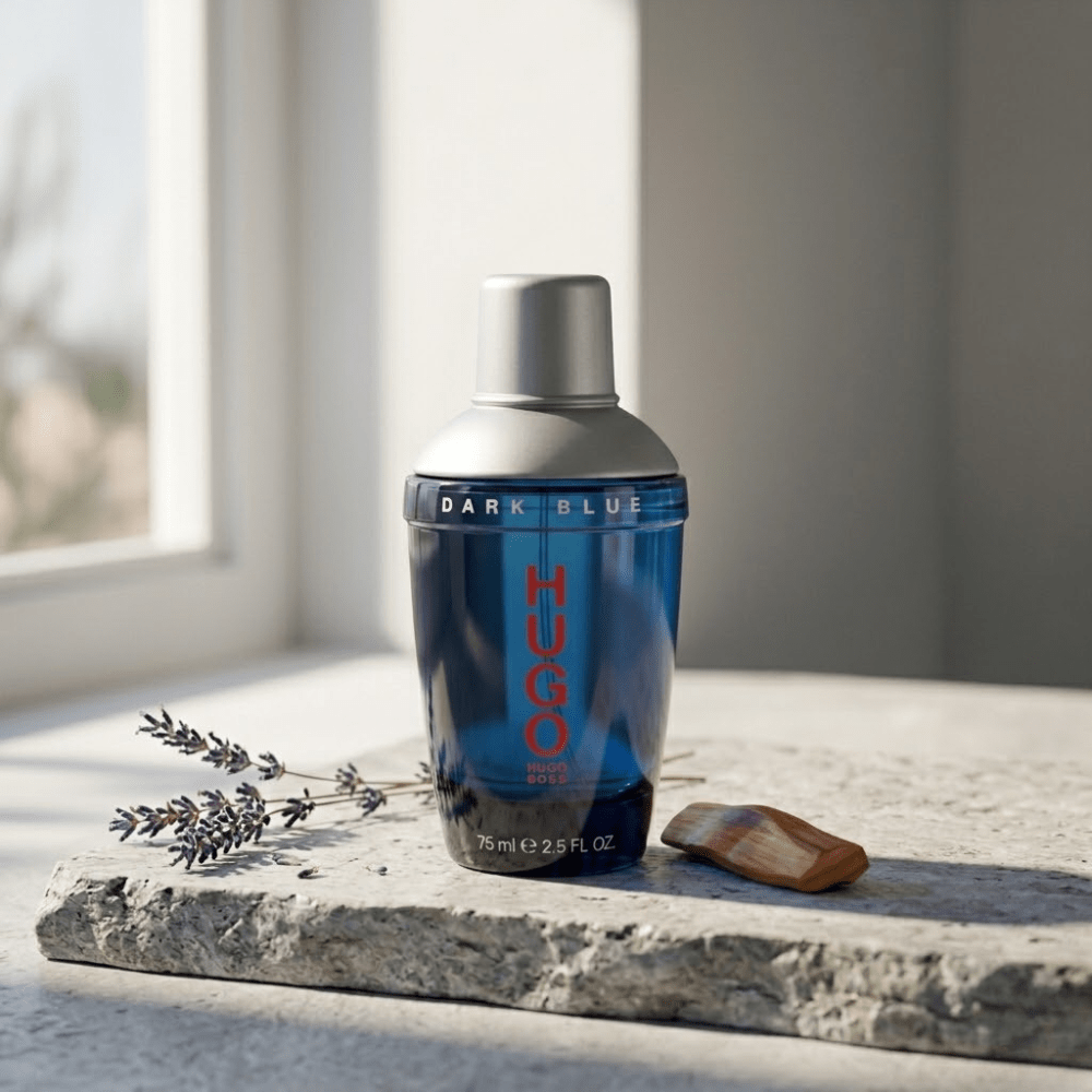 Hugo Dark Blue by Hugo Boss, 2.5 oz EDT Spray for Men - Unik Glow