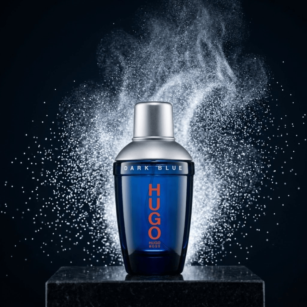 Hugo Dark Blue by Hugo Boss, 2.5 oz EDT Spray for Men - Unik Glow