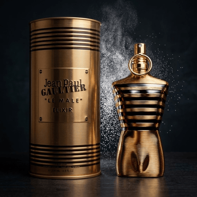 Jean Paul Gaultier Le Male Elixir by JPG, 6.8 oz Parfum Spray for Men - Unik Glow