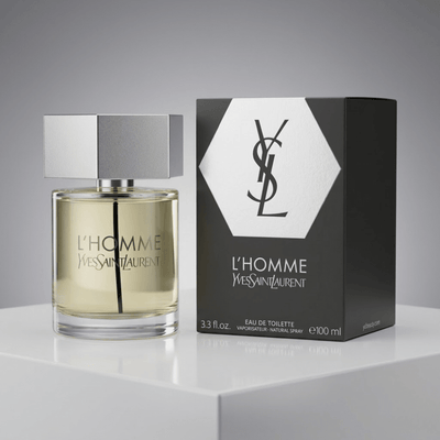L'Homme by Yves Saint Laurent, 3.3 oz EDT Spray for Men - Unik Glow