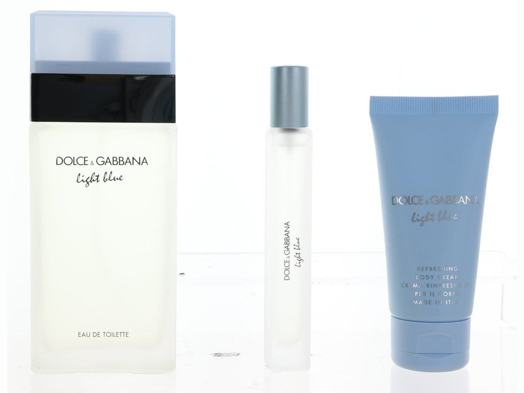 Light Blue by Dolce & Gabbana, 3 Piece Gift Set for Women - UnikGlow