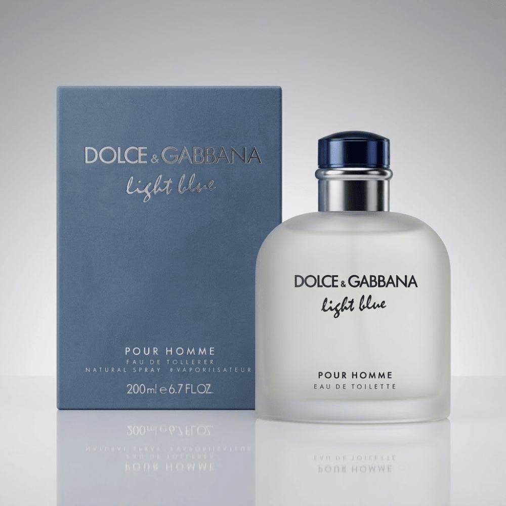 Light Blue by Dolce & Gabbana, 6.7 oz EDT Spray for Men - Unik Glow