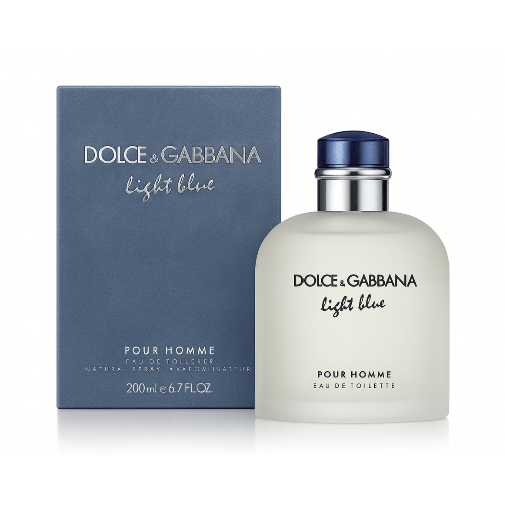 Light Blue by Dolce & Gabbana, 6.7 oz EDT Spray for Men - Unik Glow