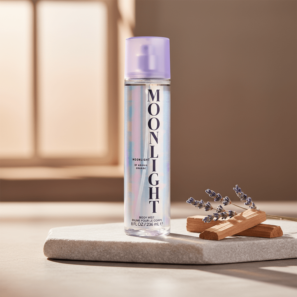 Moonlight by Ariana Grande, 8 oz Body Mist for Women - Unik Glow
