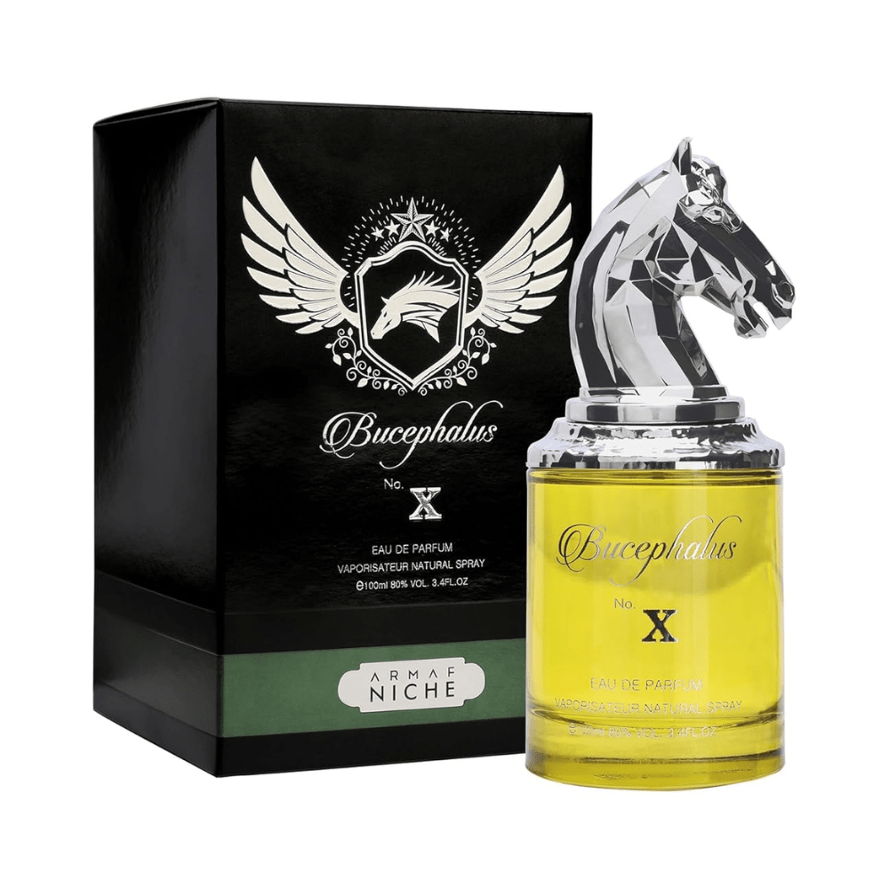Niche Bucephalus No. X by Armaf, 3.4 oz EDP Spray for Unisex - Unik Glow