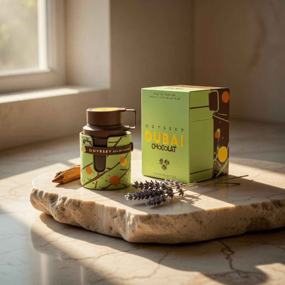 Odyssey Dubai Chocolate by Armaf, 3.4 oz EDP Spray for Unisex - Unik Glow