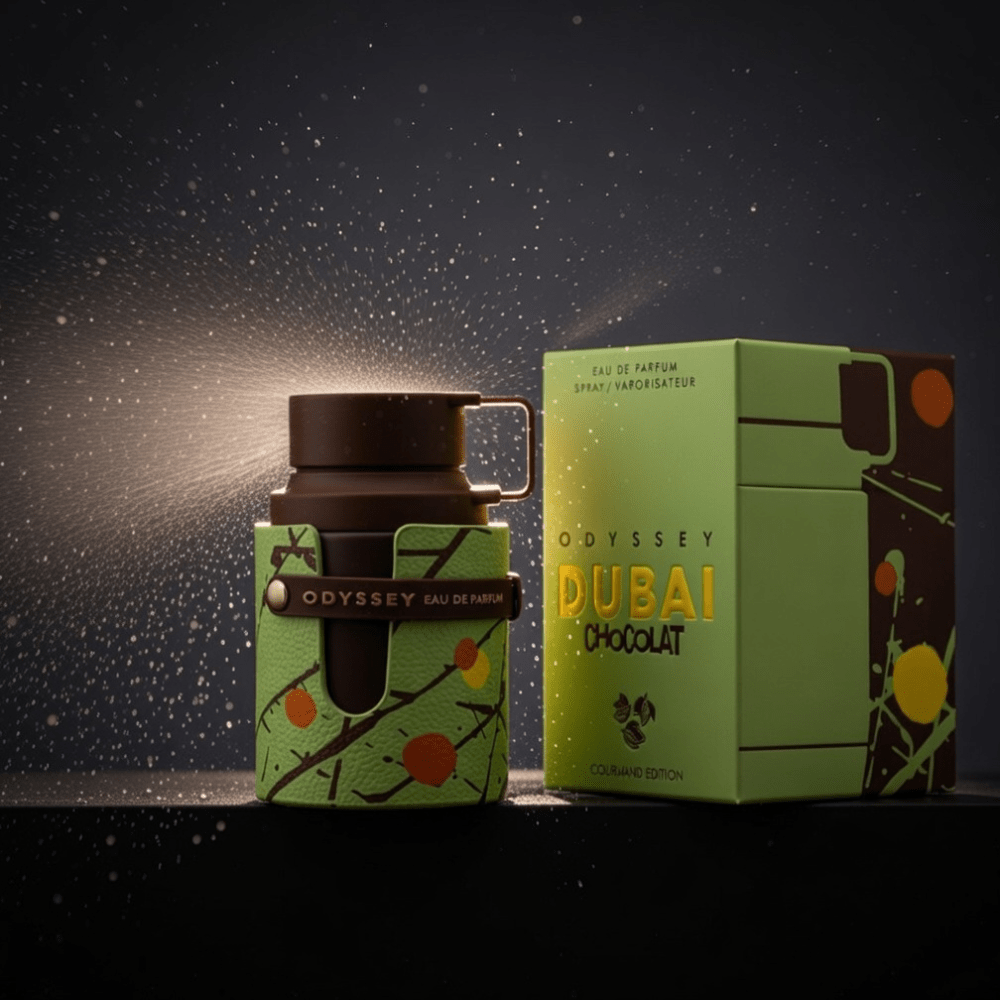 Odyssey Dubai Chocolate by Armaf, 3.4 oz EDP Spray for Unisex - Unik Glow