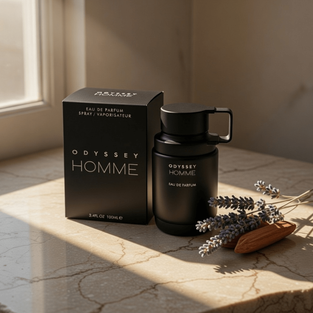 Odyssey Homme by Armaf, 3.4 oz EDP Spray for Men - Unik Glow