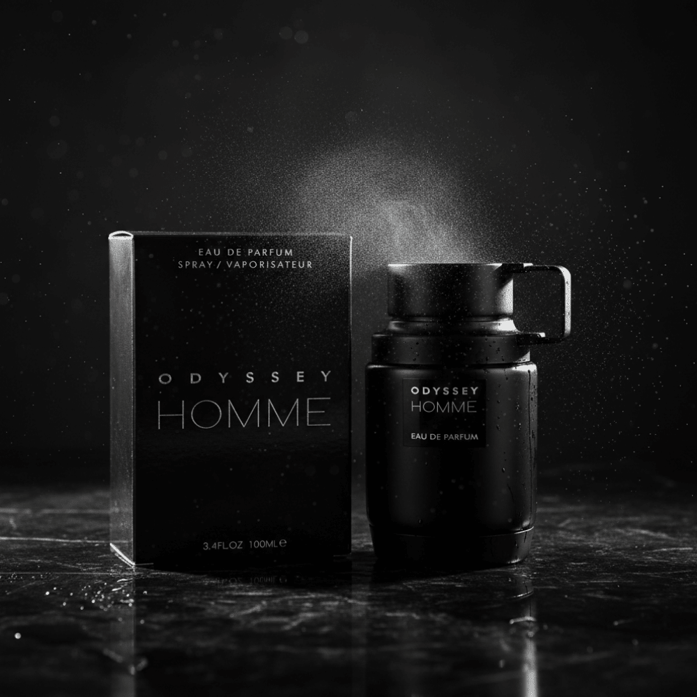 Odyssey Homme by Armaf, 3.4 oz EDP Spray for Men - Unik Glow