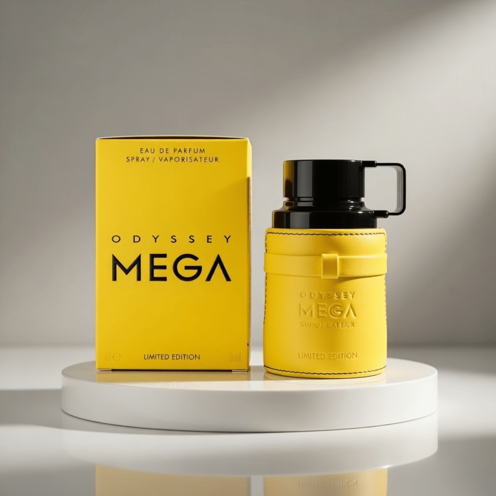 Odyssey Mega by Armaf, 3.4 oz EDP Spray for Men - Unik Glow