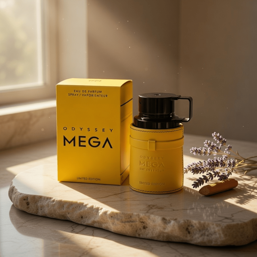 Odyssey Mega by Armaf, 3.4 oz EDP Spray for Men - Unik Glow
