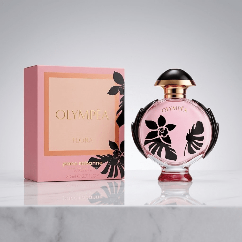 Olympea Flora by Paco Rabanne, 2.7 oz EDP Intense Spray for Women - Unik Glow