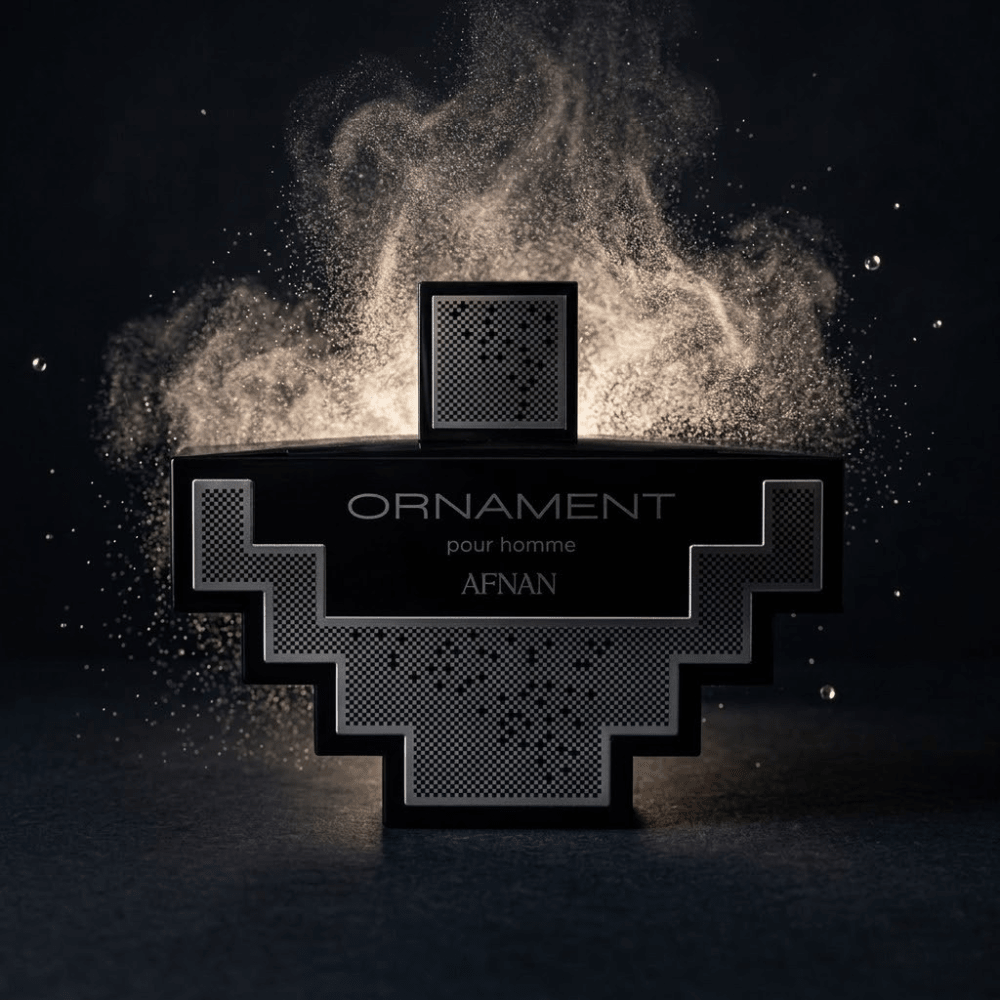 Ornament Pour Homme by Afnan, 3.4 oz Eau De Pafum Spray for Men - Unik Glow