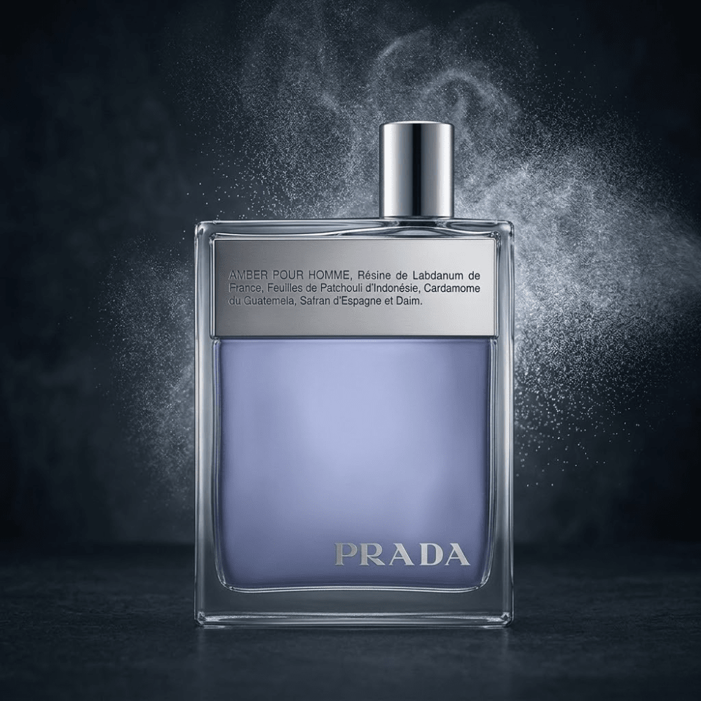 Prada Amber by Prada, 3.4 oz EDT Spray for Men - Unik Glow