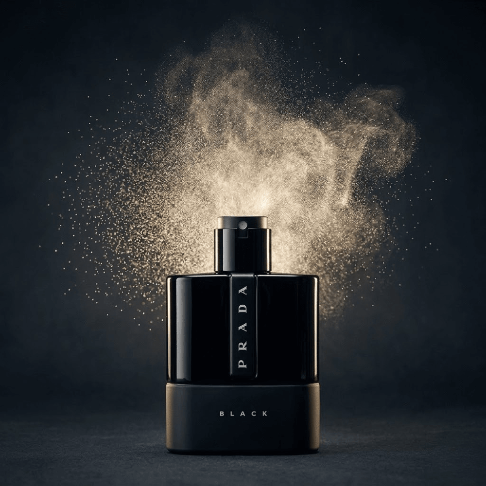 Prada Luna Rossa Black by Prada, 3.4 oz EDP Spray for Men - Unik Glow