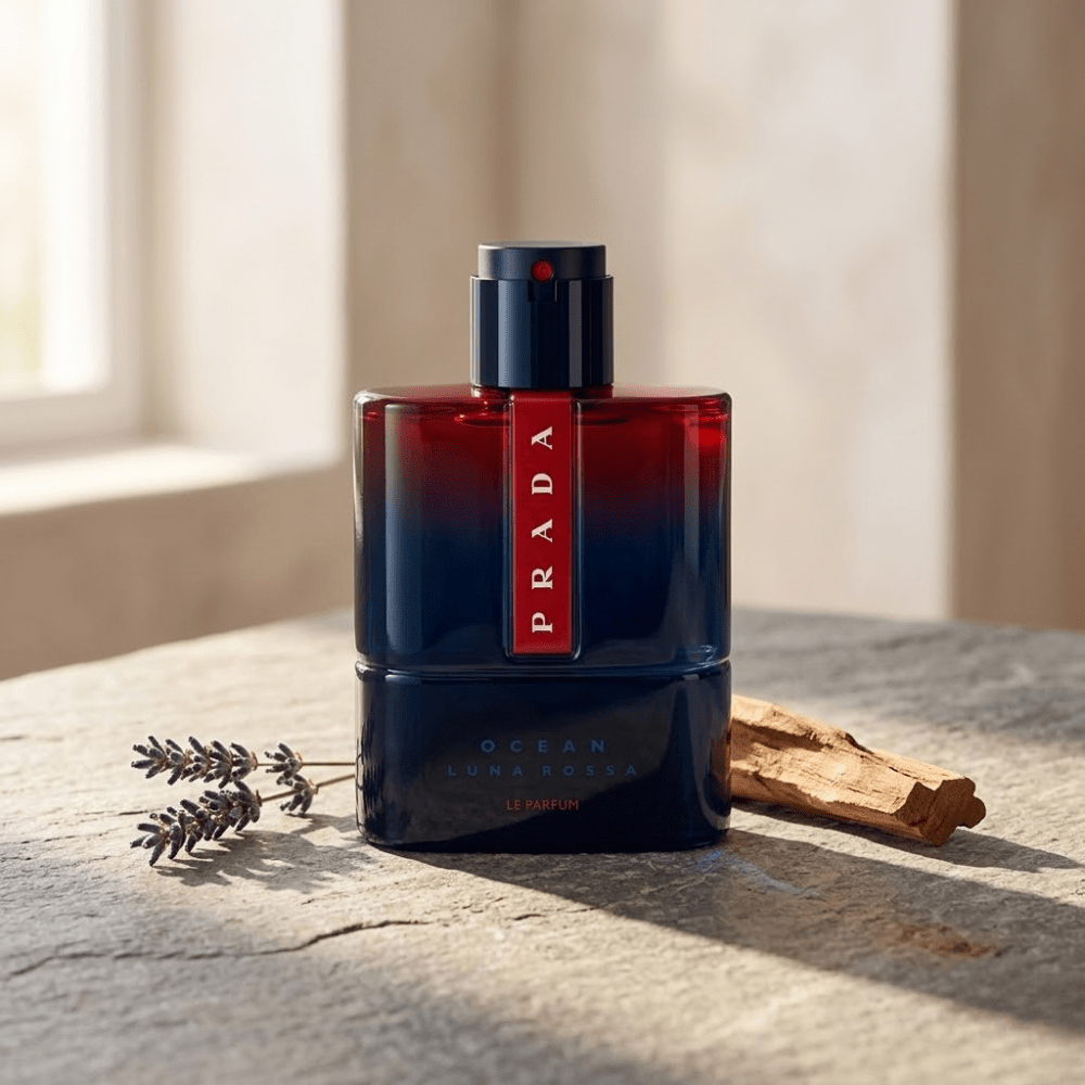 Prada Luna Rossa Ocean Le Parfum by Prada, 3.3 oz Parfum Spray for Men - Unik Glow