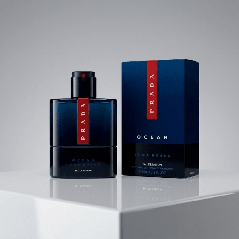 Prada Luna Rossa Ocean by Prada, 3.4 oz EDP Spray for Men - Unik Glow