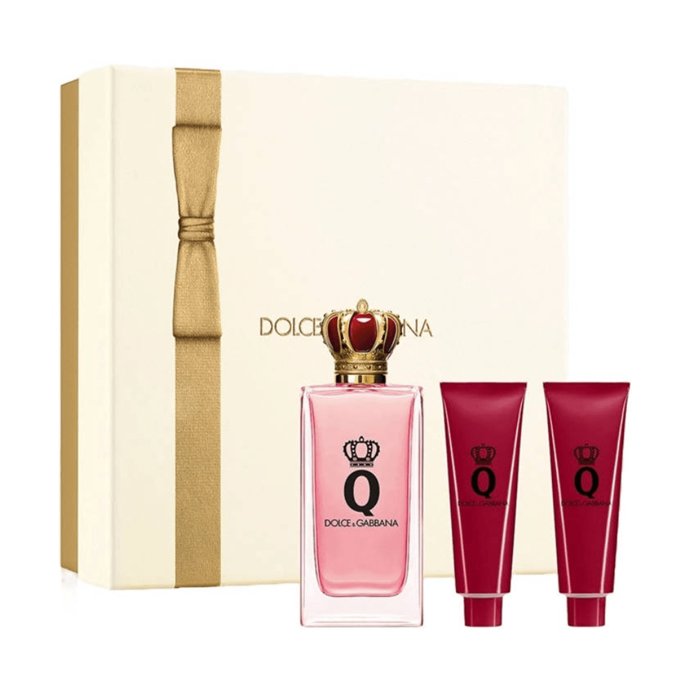 Q by Dolce & Gabbana, 3 Piece Gift Set for Women - Unik Glow