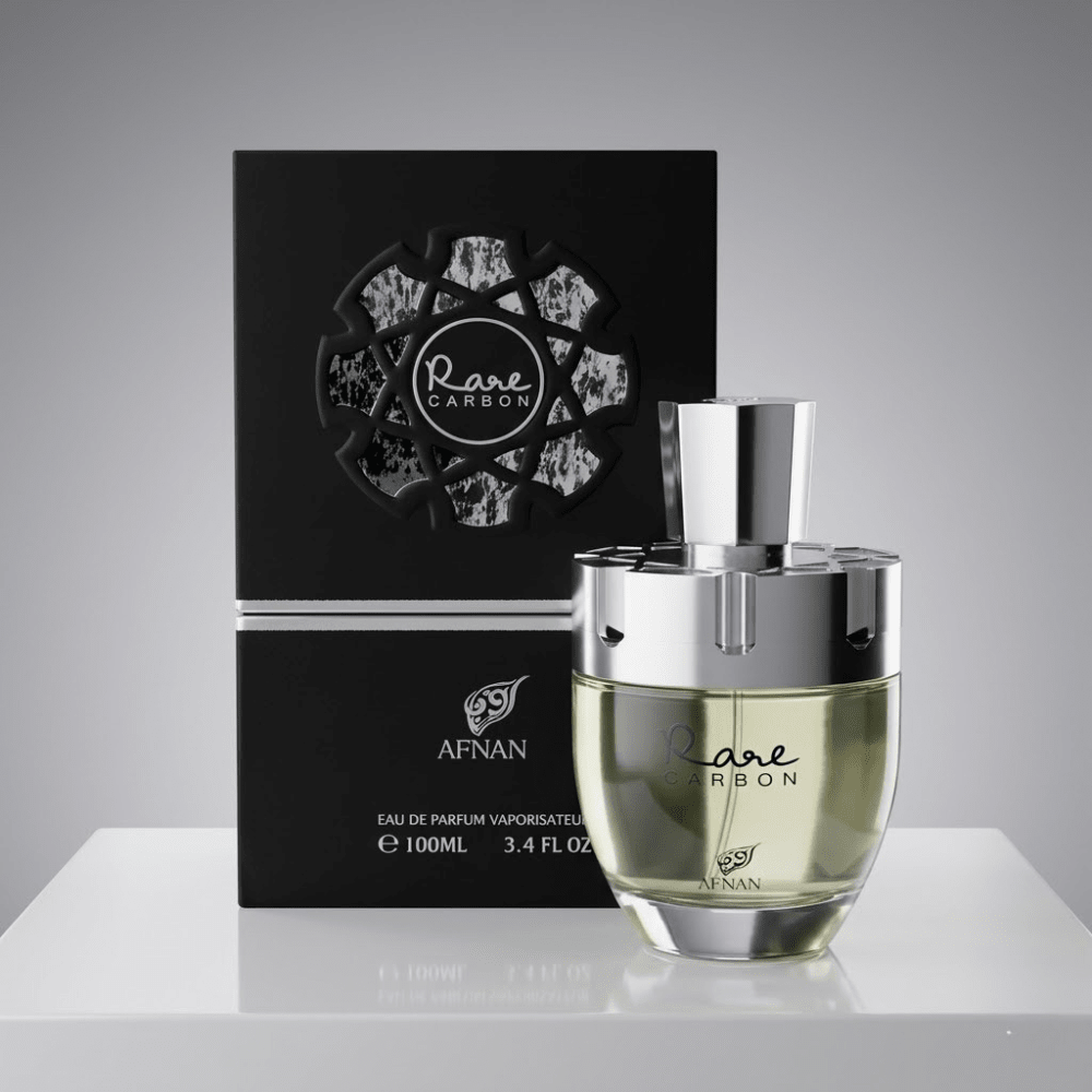 Rare Carbon by Afnan, 3.4 oz EDP Spray for Men - Unik Glow