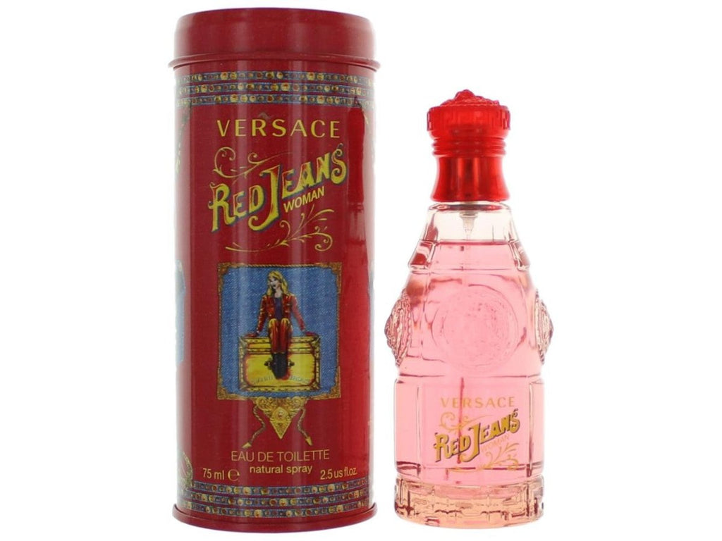 Red Jeans by Versace, 2.5 oz EDT Spray for Women - UnikGlow