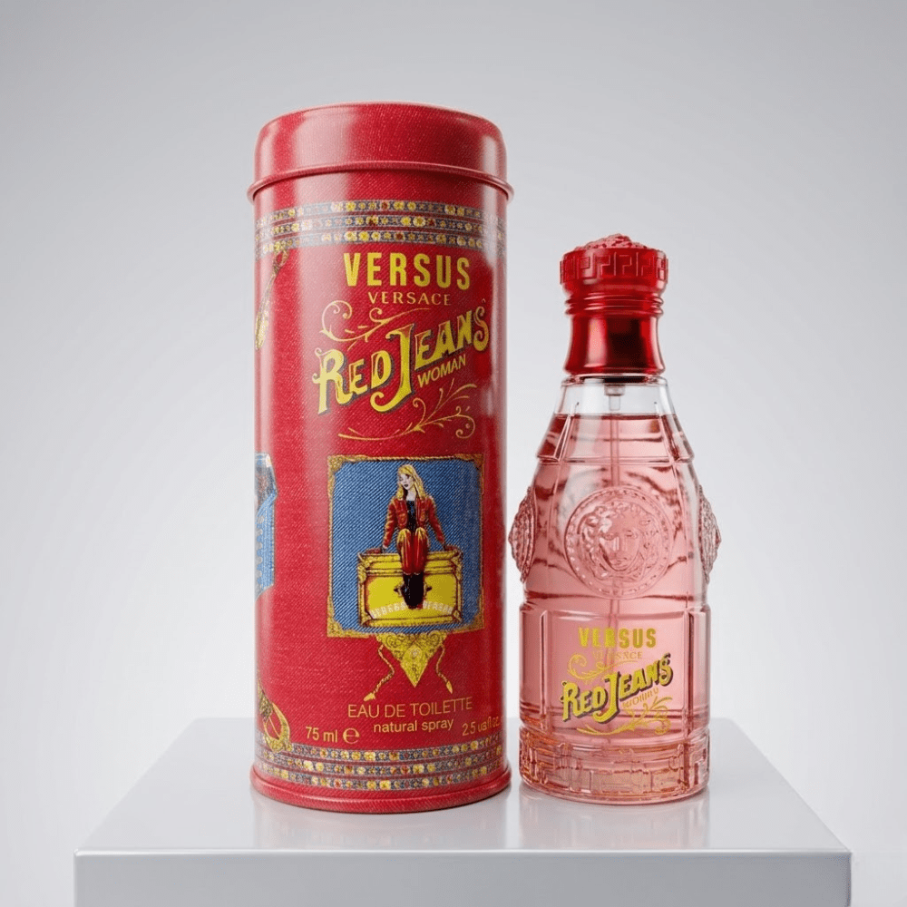 Red Jeans by Versace, 2.5 oz EDT Spray for Women - Unik Glow