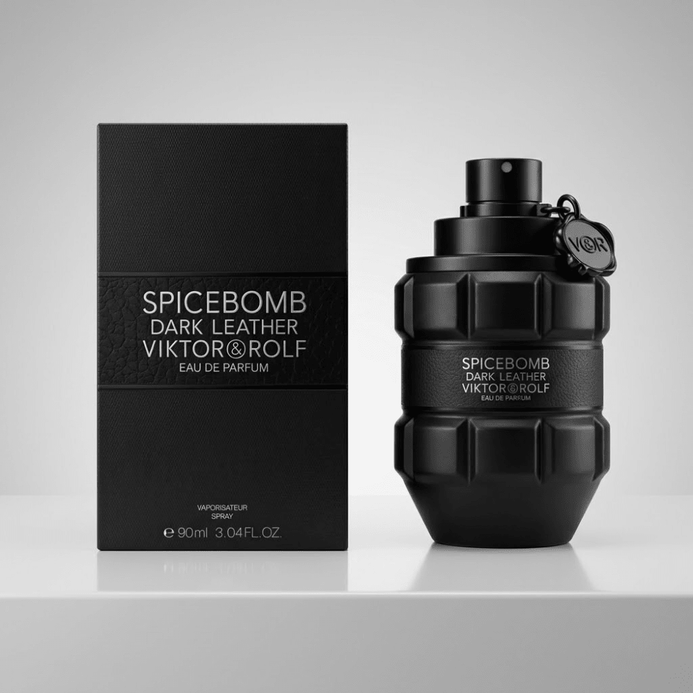 Spicebomb Dark Leather by Viktor & Rolf, 3 oz EDP Spray for Men - Unik Glow